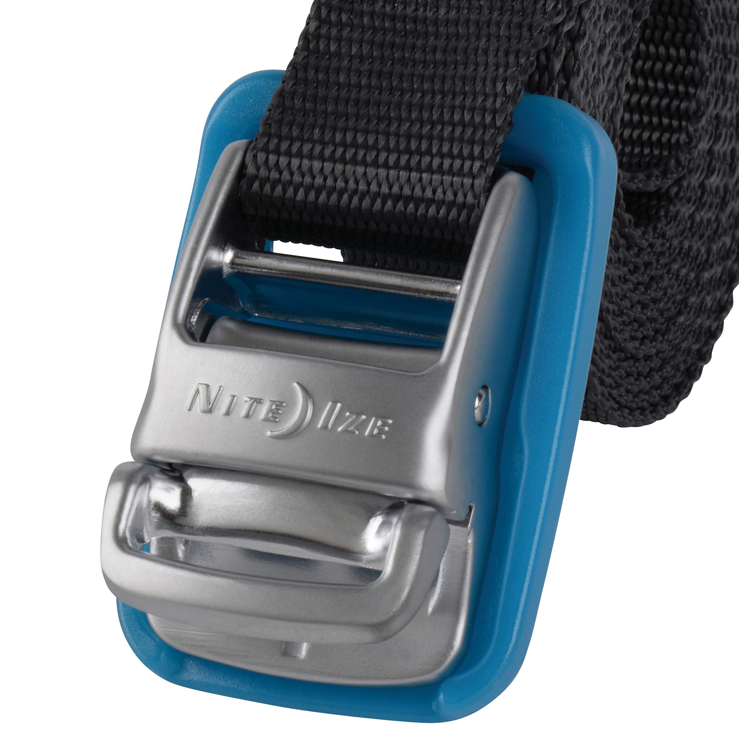 Nite Ize CamJam Tie Down Strap - Heavy Duty Ratchet Straps for Trucks, Cars, Motorcycles & ATVs - Secure Luggage, Cargo & Equipment - 6 ft Blue Pack of 2 - Perfect for Road Trips, Moving & Outdoor Adventures