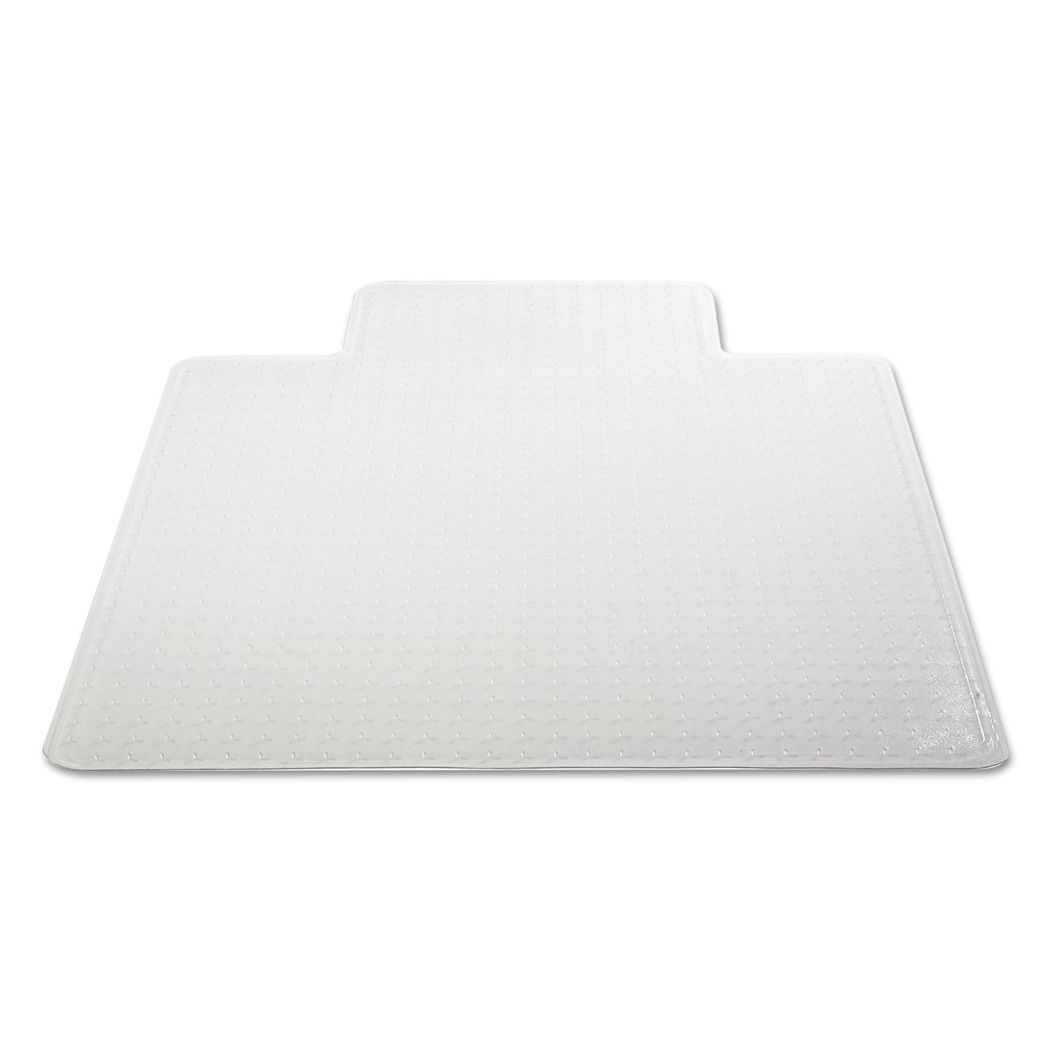 Alera® Clear Studded Chair Mat for Flat Pile Carpet - 45