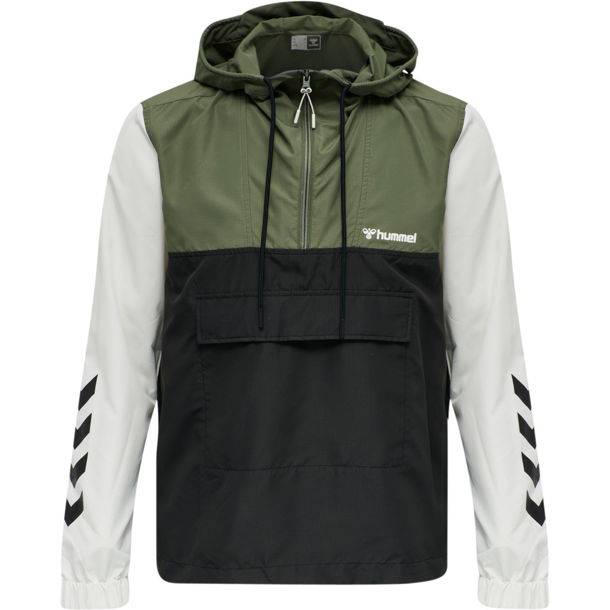 Hummel hmlATON Half Zip Jacket for Men & Women - Lightweight Fleece Pullover with Beetle Design - Perfect for Outdoor Activities, Hiking & Casual Wear