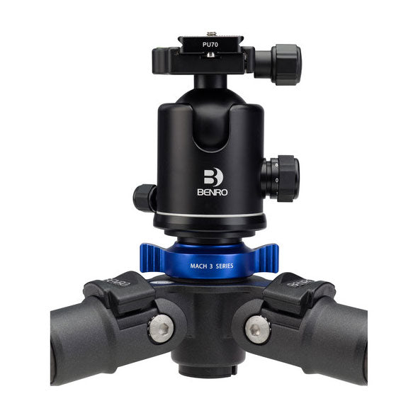 Benro TMA38CL Mach3 Carbon Fiber Tripod - Lightweight Travel Tripod for DSLR Cameras, Perfect for Photography, Videography, and Outdoor Adventures