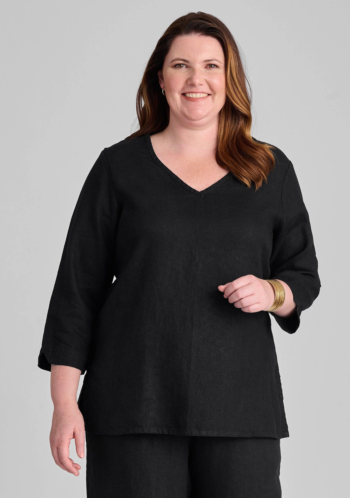 V Neck Linen Pullover Shirt for Men & Women | Breathable & Comfortable Summer Top | Perfect for Casual Outings, Beach Wear & Travel
