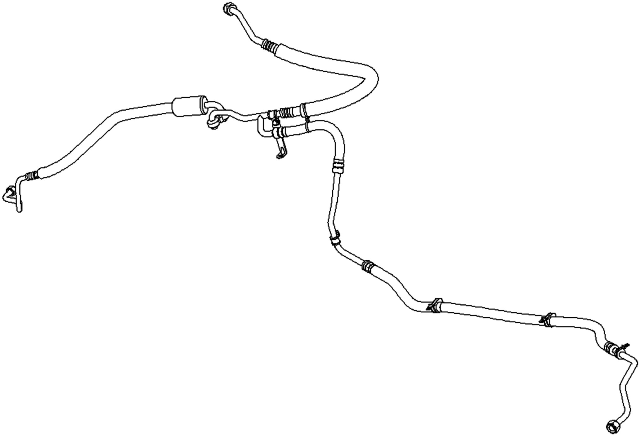 ACDelco GM Original Equipment 15-31118 Air Conditioning Compressor & Condenser Hose Assembly - Perfect for GM Vehicle AC System Repair & Maintenance