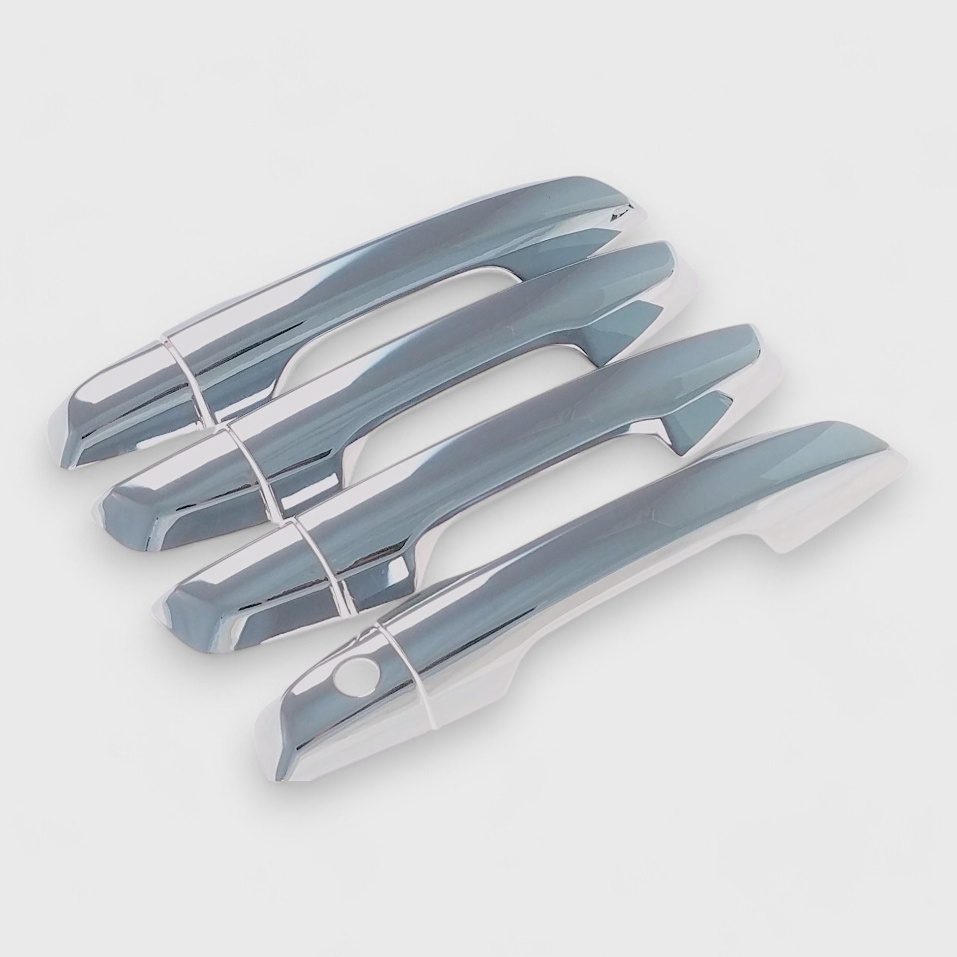 Chrome Door Handle Cover for Cars - No Smart Key Required - Universal Fit DH276 - Protect & Enhance Your Vehicle's Exterior