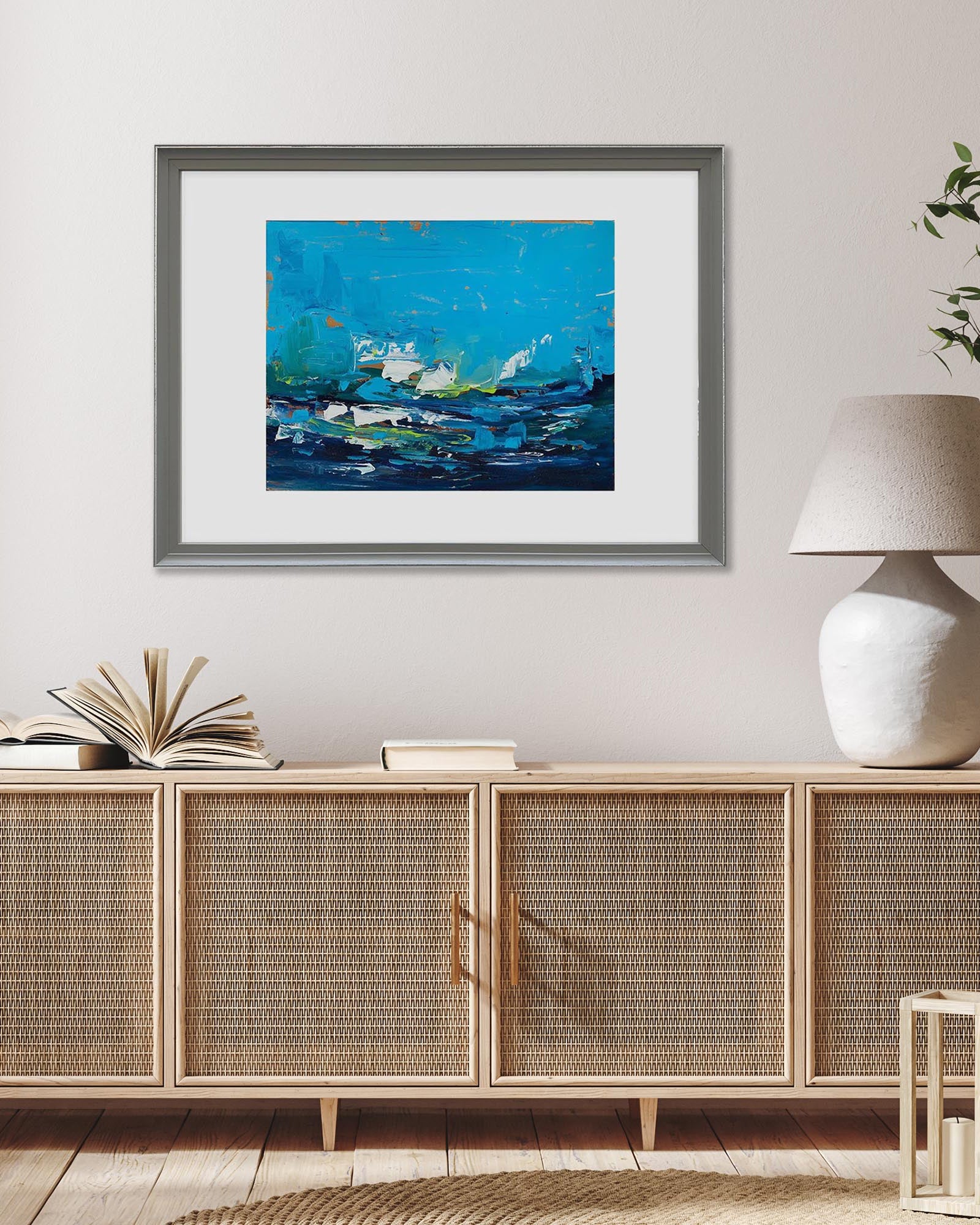 The Coast Original Painting - Handmade Wall Art for Home & Office Decor - Perfect for Living Room, Bedroom, or Gift