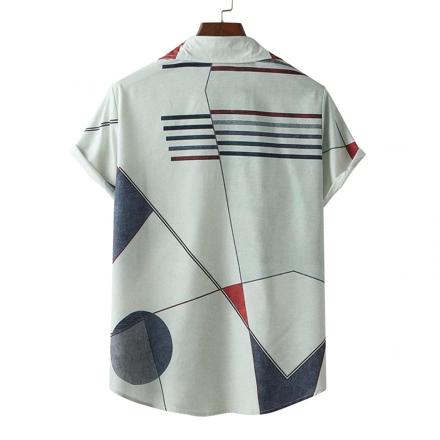 Men's Summer Short Sleeve Button Up Dress Shirts - Floral Beach Shirt for Casual Wear, Office & Vacation