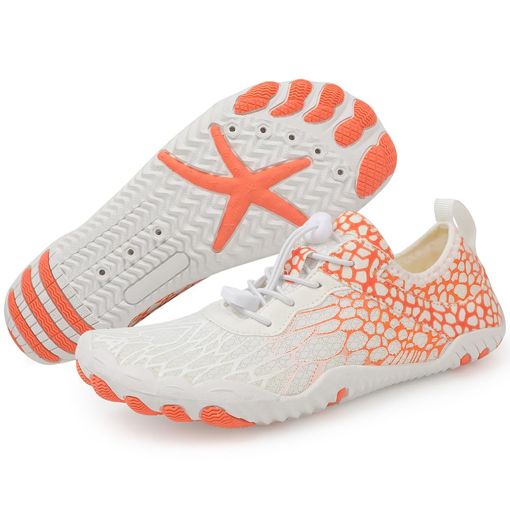 **Barefoot Water Shoes for Women & Men - Quick Dry Aqua Shoes for Hiking, Swimming, Surfing & Beach Activities | Breathable, Non-Slip & Wide Toe Box | Perfect for Pool, Diving & Travel**