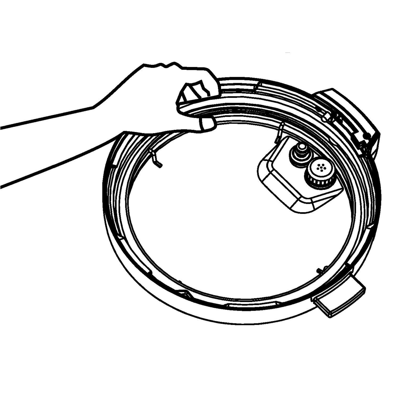GJS Premium Food-Grade Rubber Gasket Replacement for Power Cooker XL 10 Quart Models PPC790, PPC773 & WAL4 - Durable Sealing Ring for Pressure Cooking, Canning, Meal Prep & Kitchen Safety