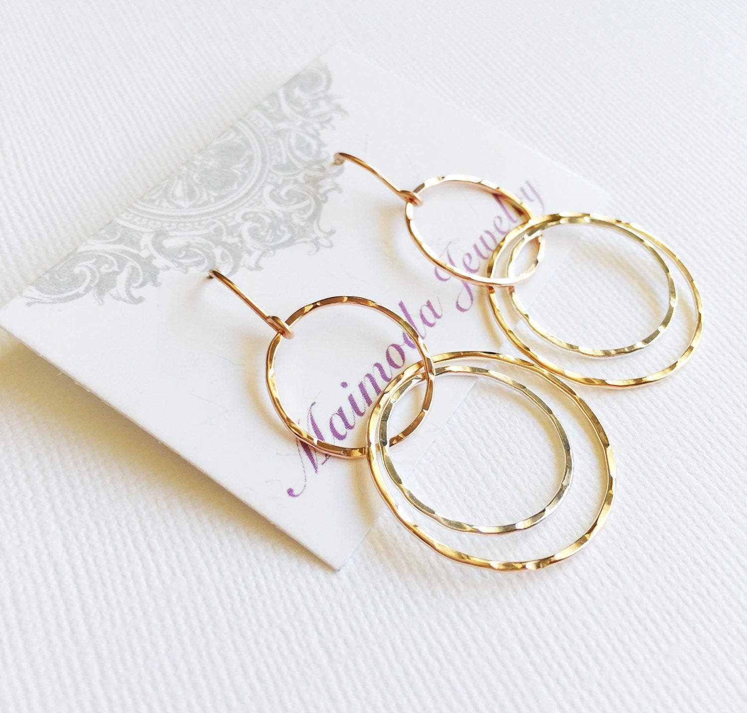 E217 Elegant Gold-Plated Dangle Earrings for Women - Perfect for Parties, Weddings & Everyday Wear