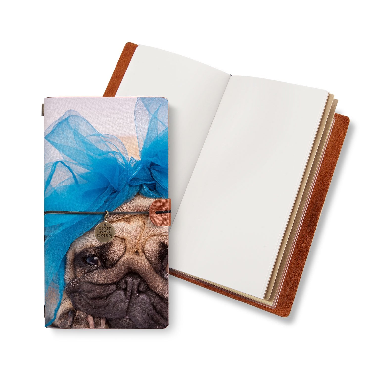 Premium Traveler's Notebook for Dog Lovers - Durable Leather Journal for Pet Owners, Dog Walking & Training Notes - Perfect Gift for Dog Enthusiasts & Outdoor Adventures