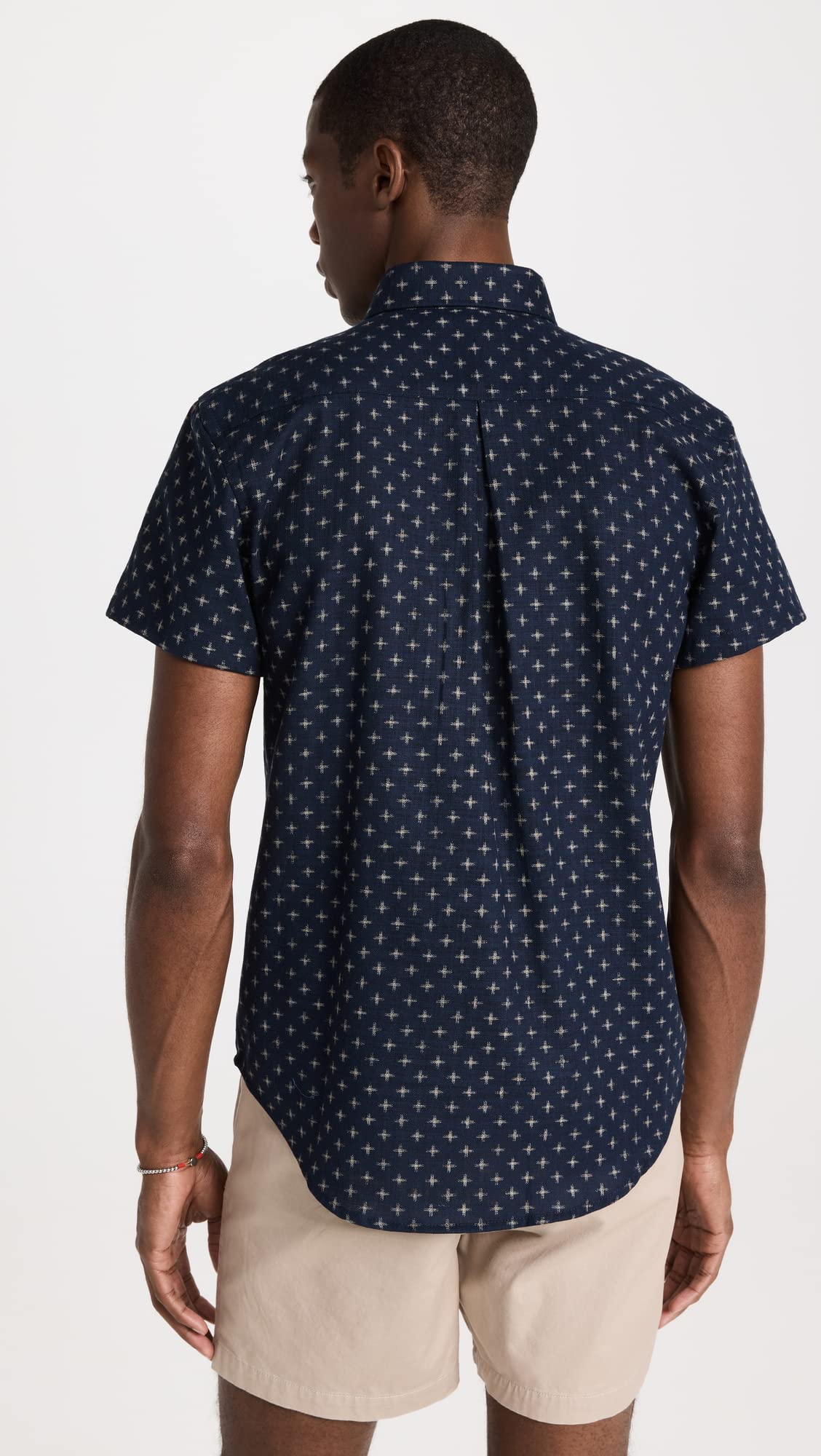 Naked & Famous Denim Men's Short Sleeve Easy Fit Button Down Shirt - Kimono Style for Casual Wear & Summer Outfits