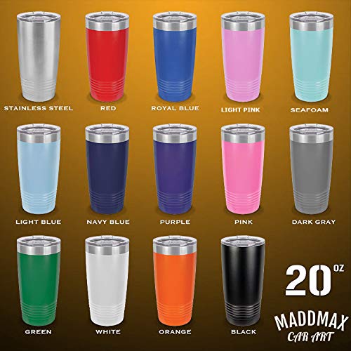 2022 Ford Mustang Mach 1 20oz Stainless Steel Tumbler with Clear Lid - Purple Insulated Travel Mug for Coffee & Cold Drinks - Perfect for Car Enthusiasts & Road Trips