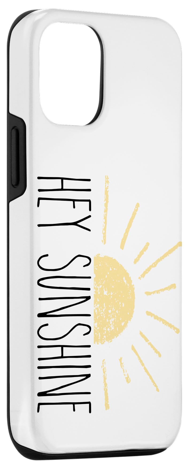 iPhone 12/12 Pro Case - Rae Dunn Inspired 'Hey Sunshine' Summer Beach Vacation Design - Perfect for Travel, Pool Days & Tropical Getaways