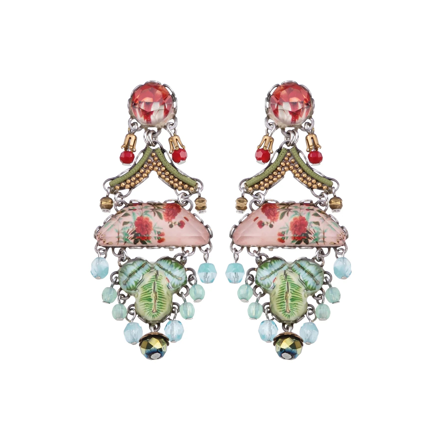Alyssum Stud Earrings - Dainty Floral Jewelry Set for Women, Perfect for Weddings, Parties & Everyday Wear