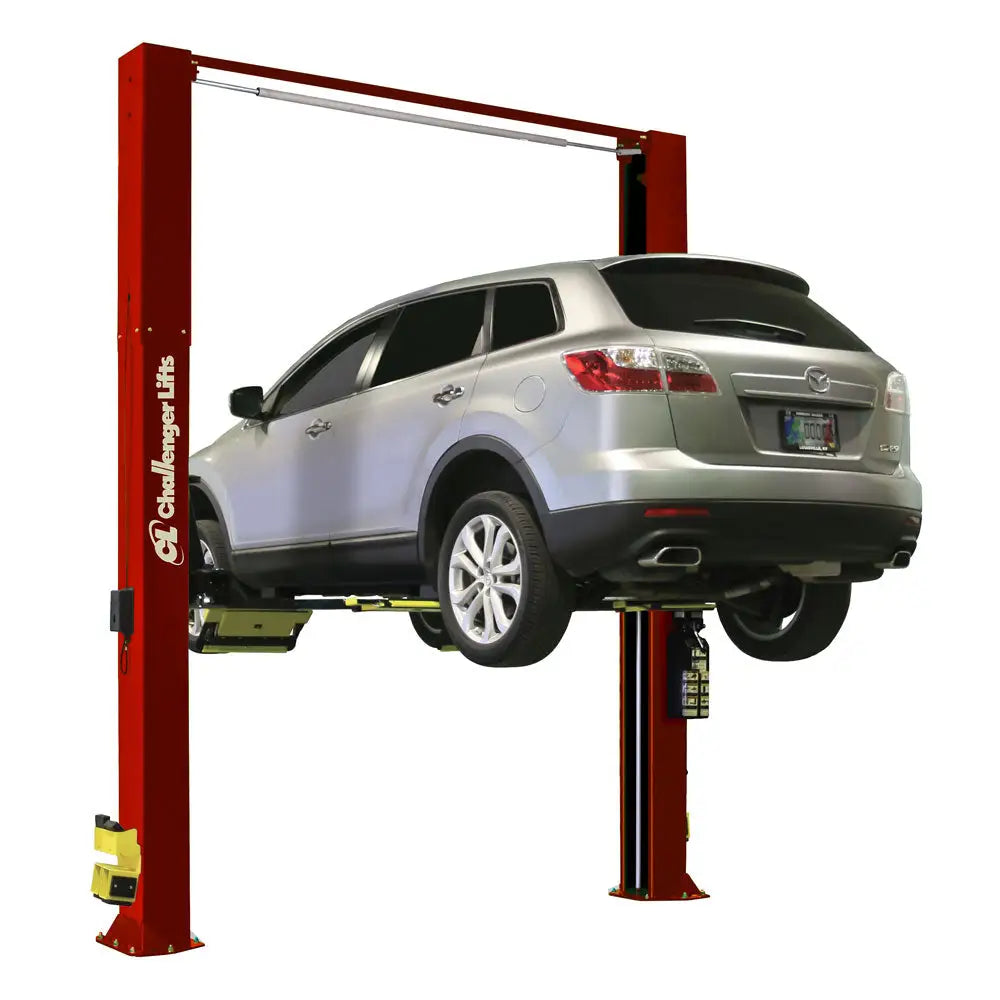 Challenger CL10A XP9 9K 2 Post Car Lift with Drive-On Express Pad - Perfect for Auto Repair Shops & Home Garages