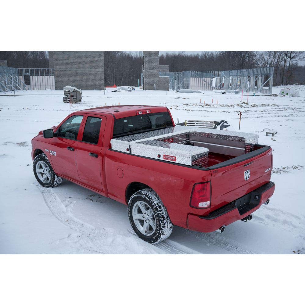 Weather Guard 300303901 Heavy Duty Aluminum Truck Tool Box - Secure Storage for Tools & Equipment | Perfect for Pickup Trucks, Construction & Outdoor Work