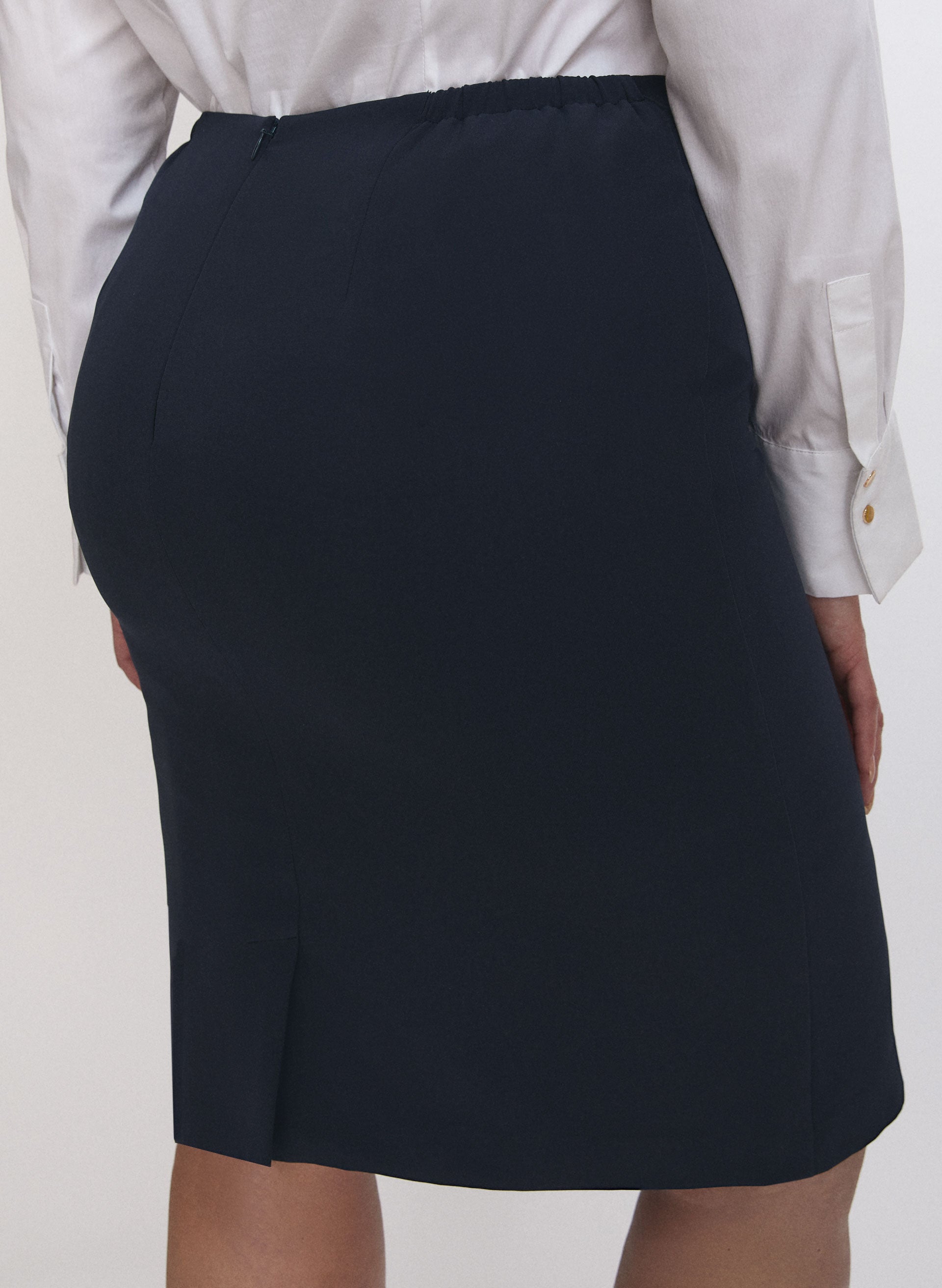 Essential Pencil Skirt for Women - Slim Fit Office Work Skirt - High Waist Professional Formal Skirt - Perfect for Business, Work, and Special Occasions