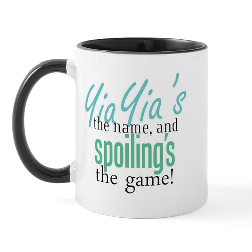 White/Black Inside - Yiayia's The Name! Mug