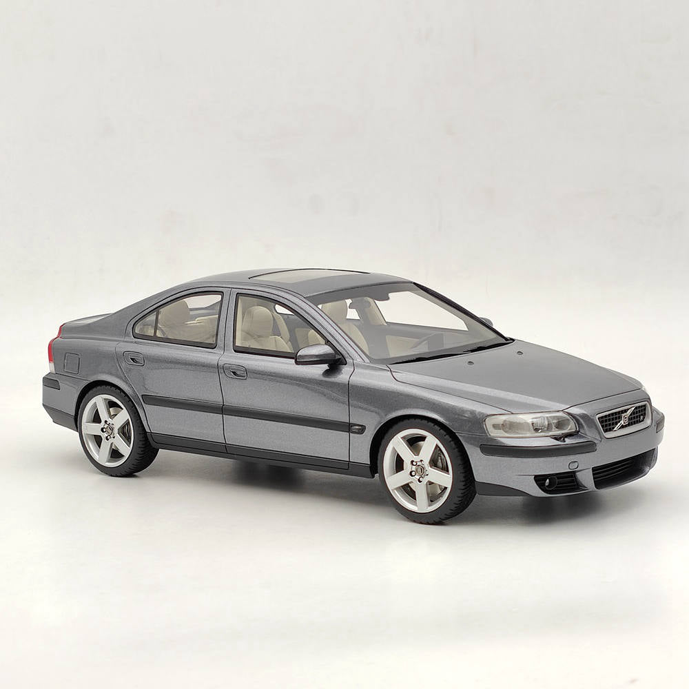 1/18 Scale Volvo S60 R 2003 Grey Metallic Resin Model Car - DNA Collectibles DNA000107 - Perfect for Car Enthusiasts, Collectors & Home Office Decor