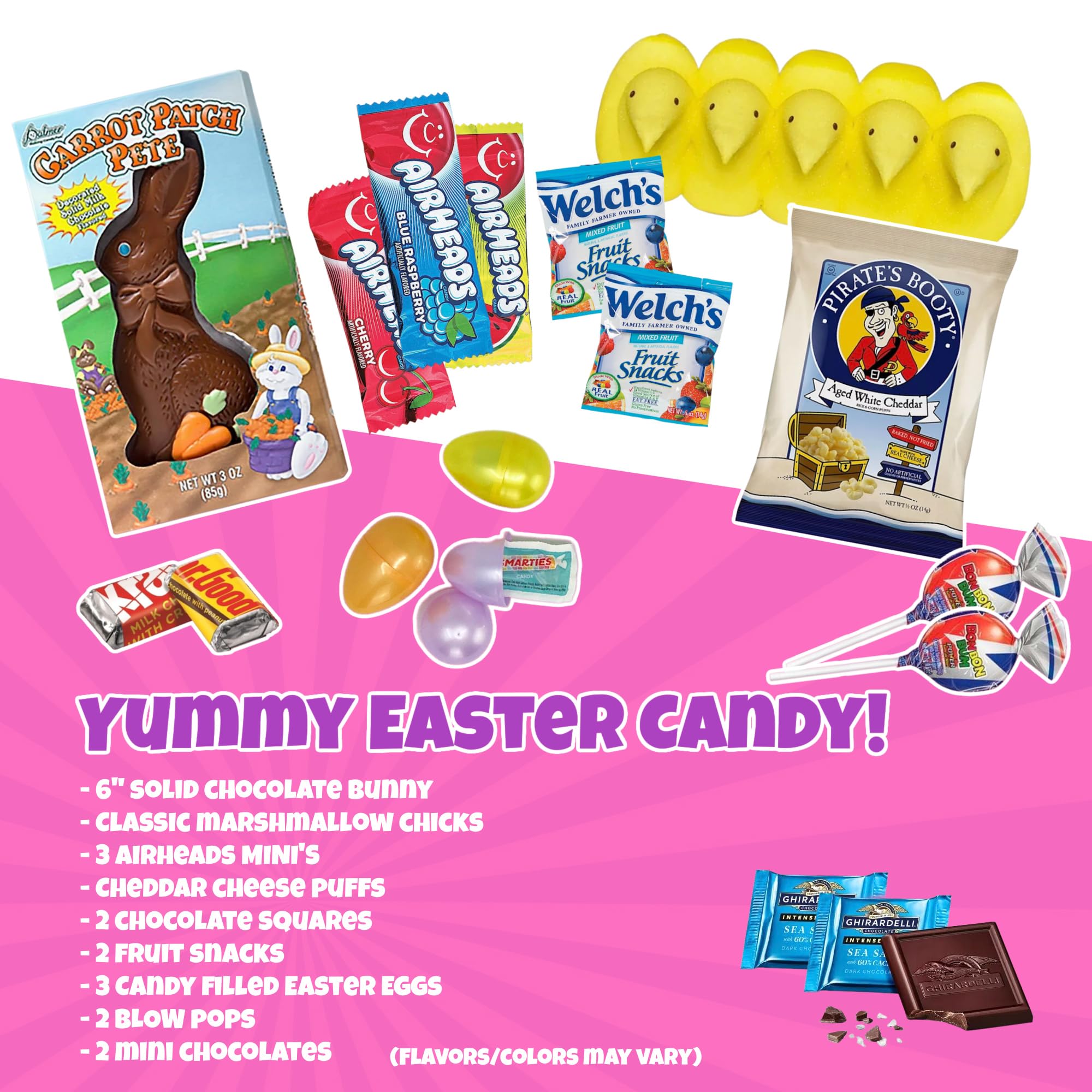 Unicorn Easter Gift Basket for Kids - Boys & Girls Easter Basket with Candy, Chocolate & Easter Eggs - Perfect Easter Care Package for Family, Friends & Classroom Parties