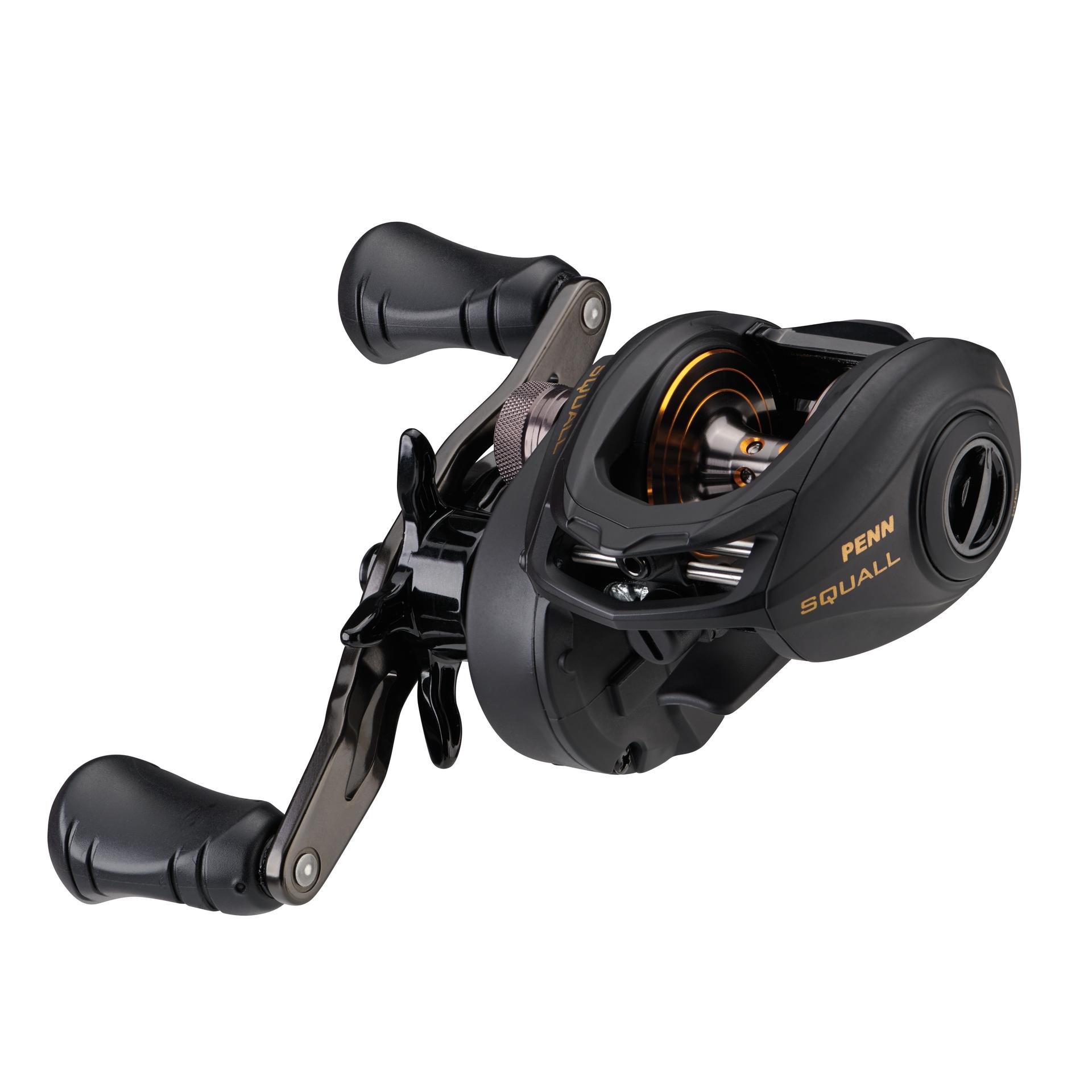Squall® Baitcast Fishing Reel - High Performance Saltwater & Freshwater Fishing Gear for Bass, Trout, and Walleye - Perfect for Casting, Trolling, and Surf Fishing