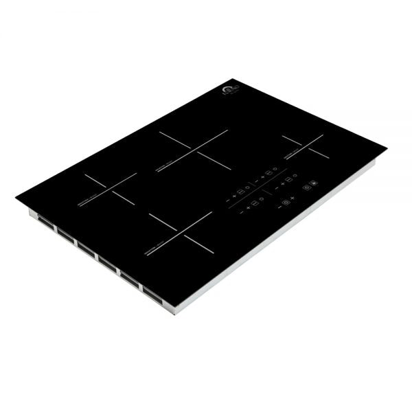 30-inch Forno Lecce 4-Burner Black Glass Induction Cooktop (FCTIN0545 30) - Perfect for Modern Kitchens, Restaurants & Home Chefs