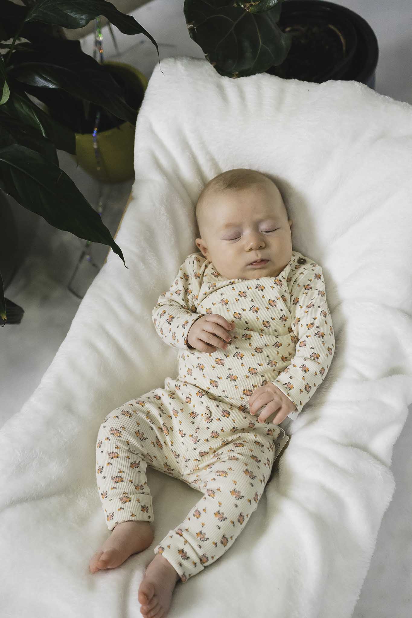 Floral Leggings for Baby Girls - Soft Stretchy Comfortable Leggings for Toddlers - Perfect for Playtime, Daycare & Family Outings