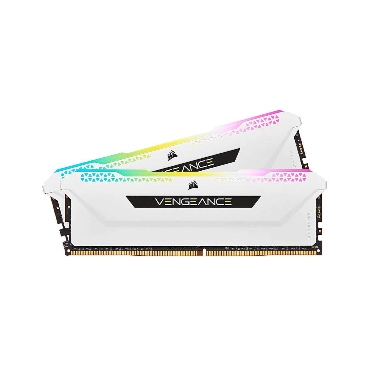 Corsair Vengeance RGB PRO SL 16GB (2x8GB) DDR4 3600MHz PC RAM - White LED Lighting for Gaming PC & High Performance Desktop Computers - Perfect for Gaming, Streaming & Content Creation