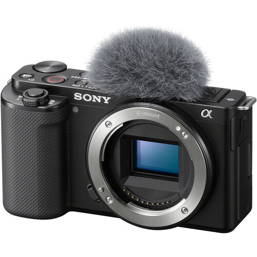 Sony ZV E10 Mirrorless Digital Camera with 4K Video, Flip Screen & Built-in Microphone - Perfect for Vlogging, YouTube & Travel Photography