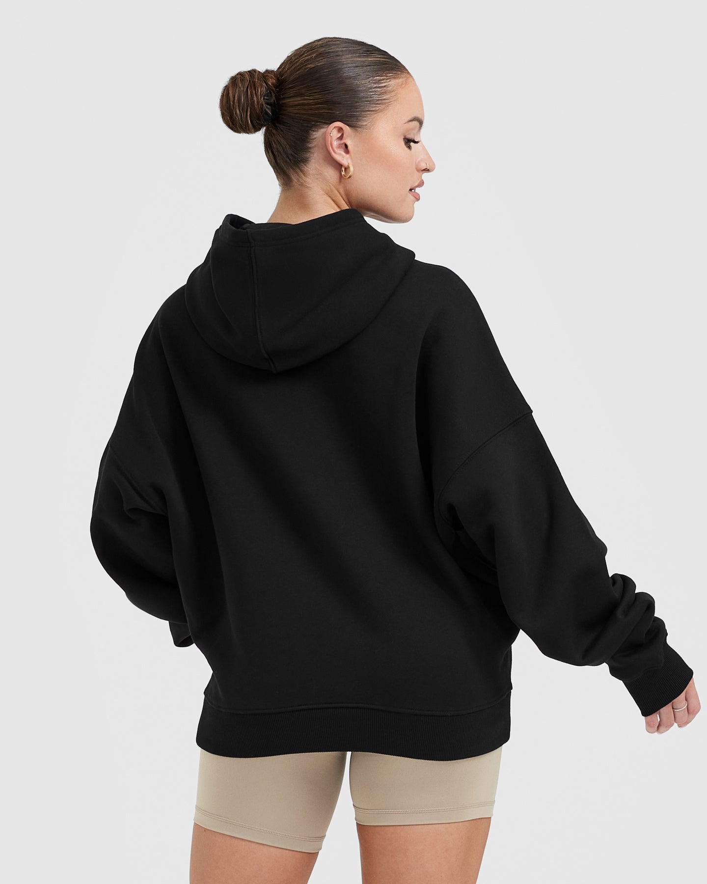 All Day Est 2020 Oversized Hoodie for Women & Men - Soft Fleece Pullover Sweatshirt with Kangaroo Pocket | Black | Perfect for Casual Wear, Lounge & Street Style Fashion