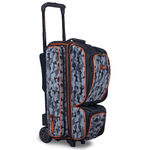 Hammer Gauntlet 3 Ball Roller Camo Bowling Bag - Durable Bowling Ball Carrier with Wheels for Easy Transport - Perfect for League Play & Tournaments