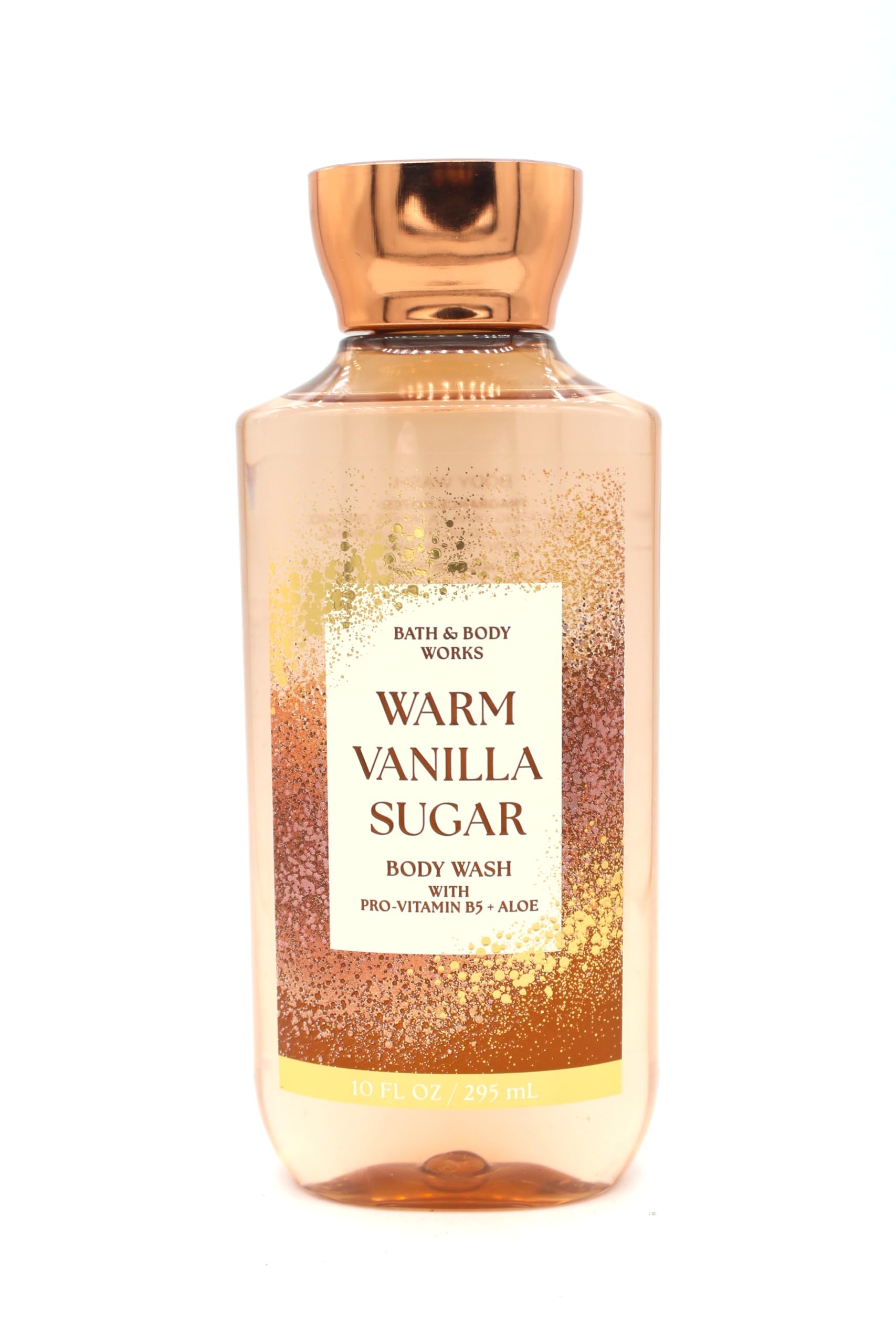 Warm Vanilla Sugar Shower Gel Body Wash - 10 fl oz Moisturizing Bath & Body Care for Women & Men - Perfect for Relaxing Showers & Spa Days