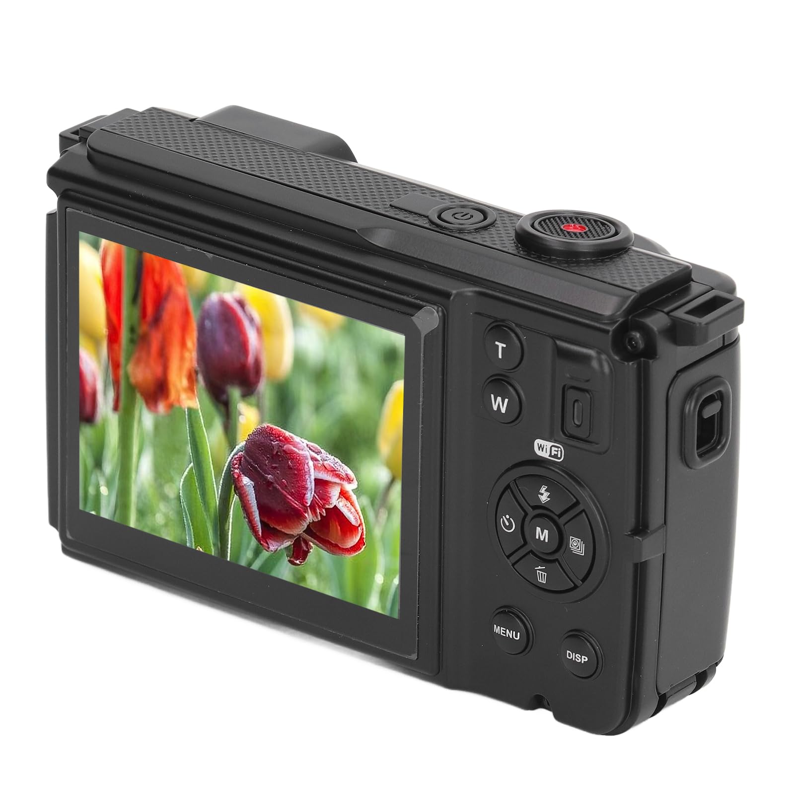 4K 64MP Vlogging Camera with WiFi, Front & Rear Dual Lens, Dual Screen, Anti-Shake - Perfect for Travel, Parties, YouTube & TikTok Content Creation