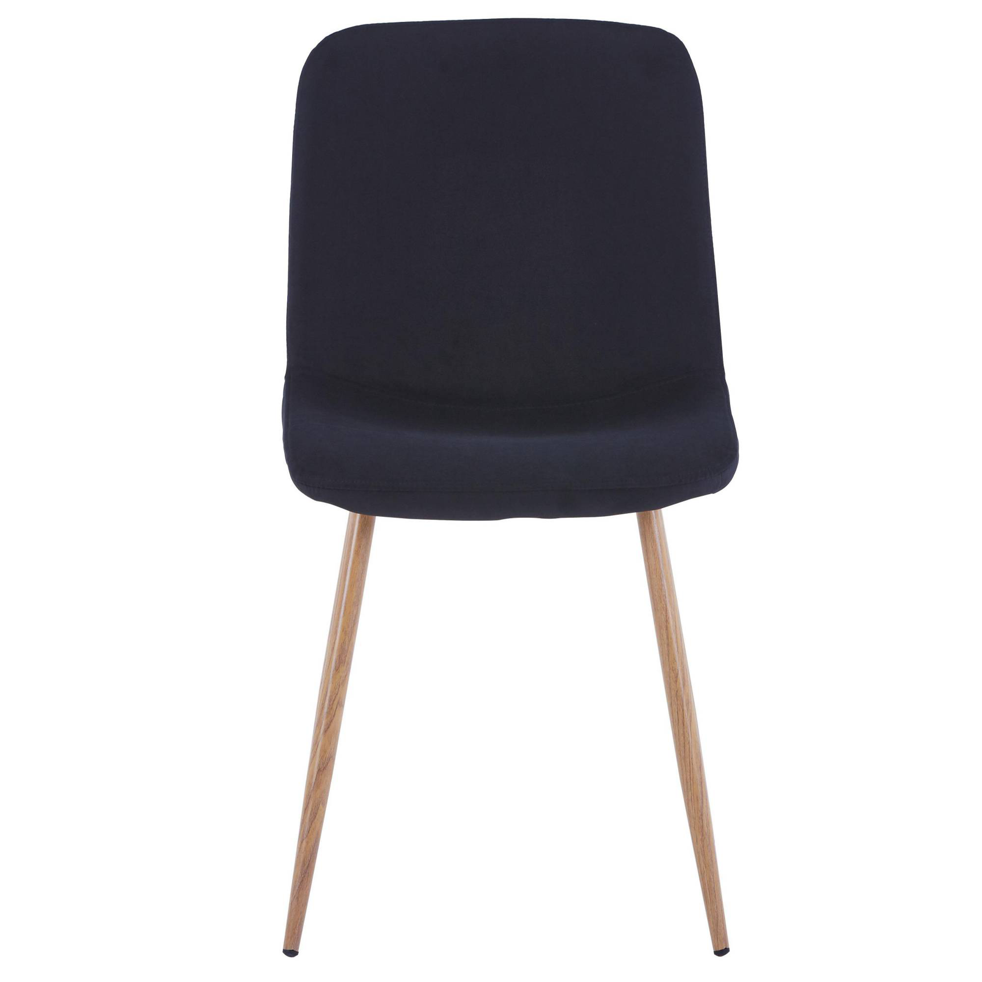 Modern Black Dining Chairs Set of 4 - Contemporary Style with Advanced Technology for Restaurants, Cafes, Bars, Offices, Living Rooms & Reception Areas - Perfect for Home Dining & Commercial Spaces
