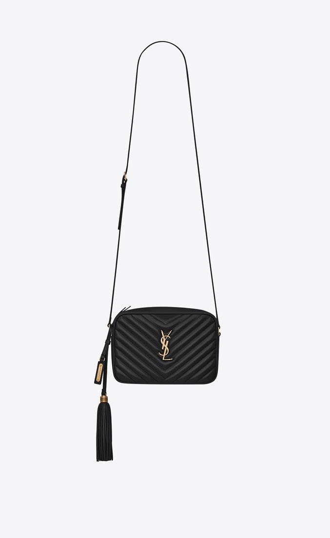 Saint Laurent Lou Camera Bag Black - Stylish Crossbody Bag for Women | Perfect for Travel, Work & Everyday Use