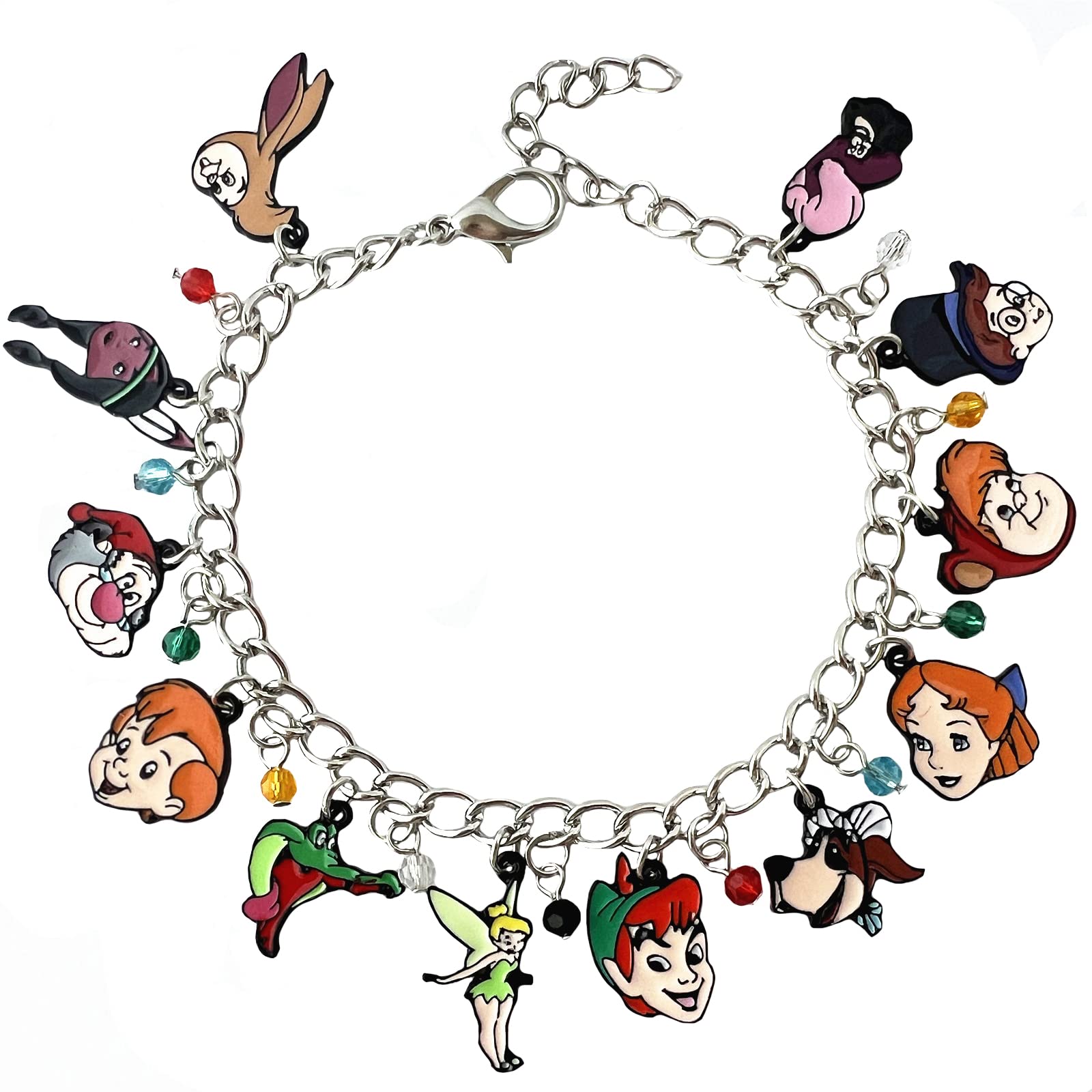 Anime Charm Bracelet for Women - Cute Cartoon Character Jewelry - Perfect for Cosplay, Gifts & Everyday Wear