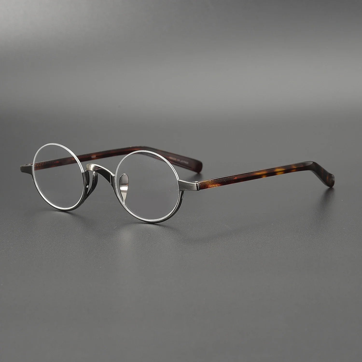 Aror Women's Semi-Rimless Round Titanium Acetate Eyeglasses 49480 - Lightweight & Durable Glasses for Work, Reading & Everyday Fashion