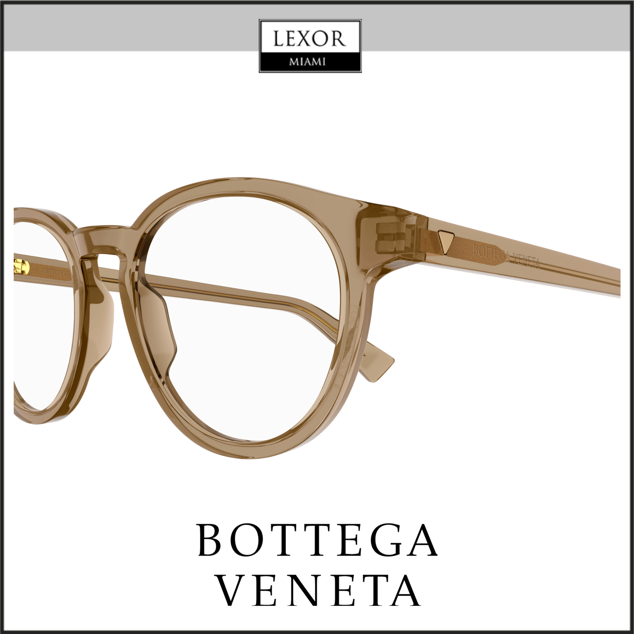 Bottega Veneta BV1225O 004 50 Unisex Optical Frame - Premium Recycled Eyewear for Men & Women | Perfect for Office, Reading & Everyday Fashion