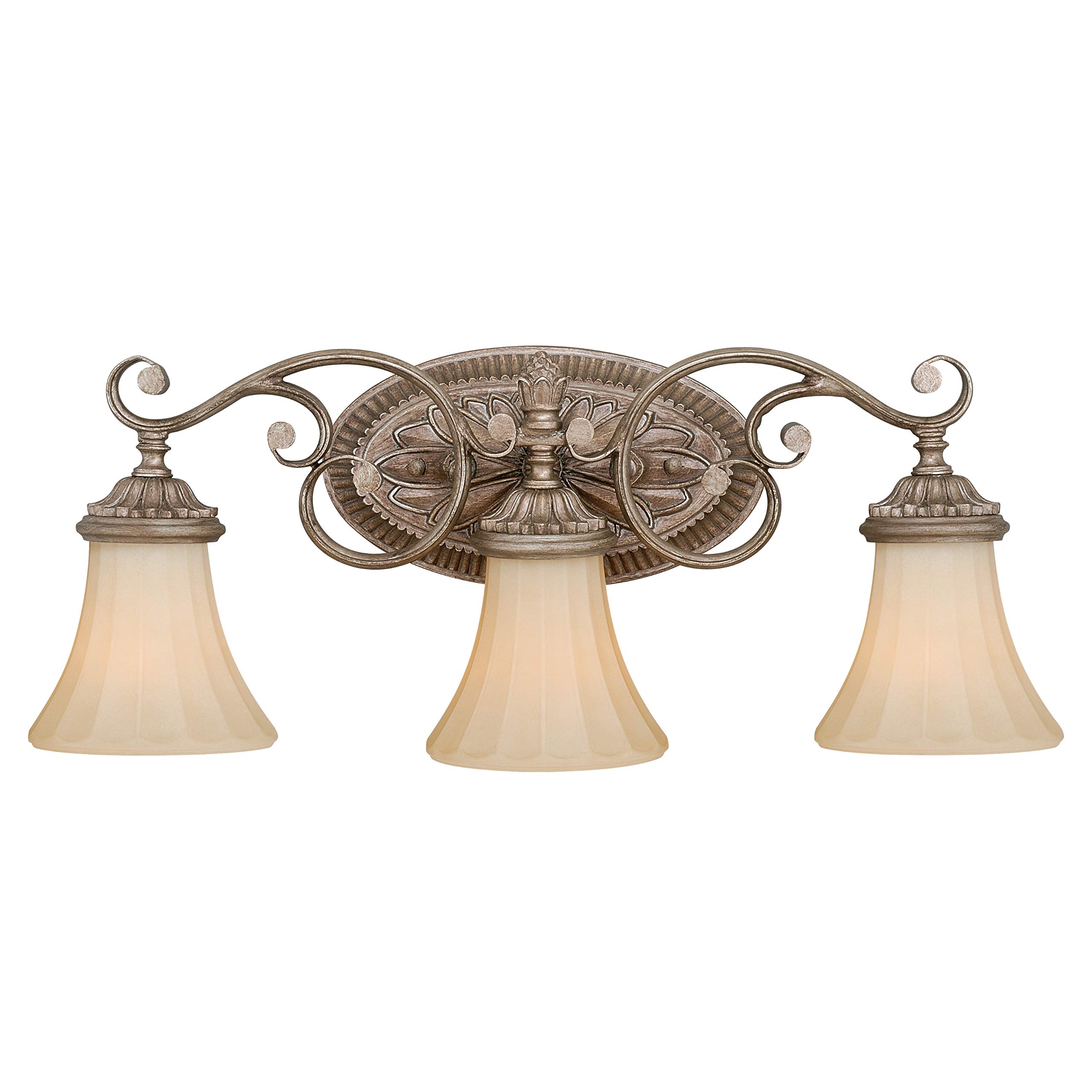 Avenant 3-Light Bronze Bathroom Vanity Light Fixture - Modern Lighting for Bathroom, Powder Room & Dressing Area