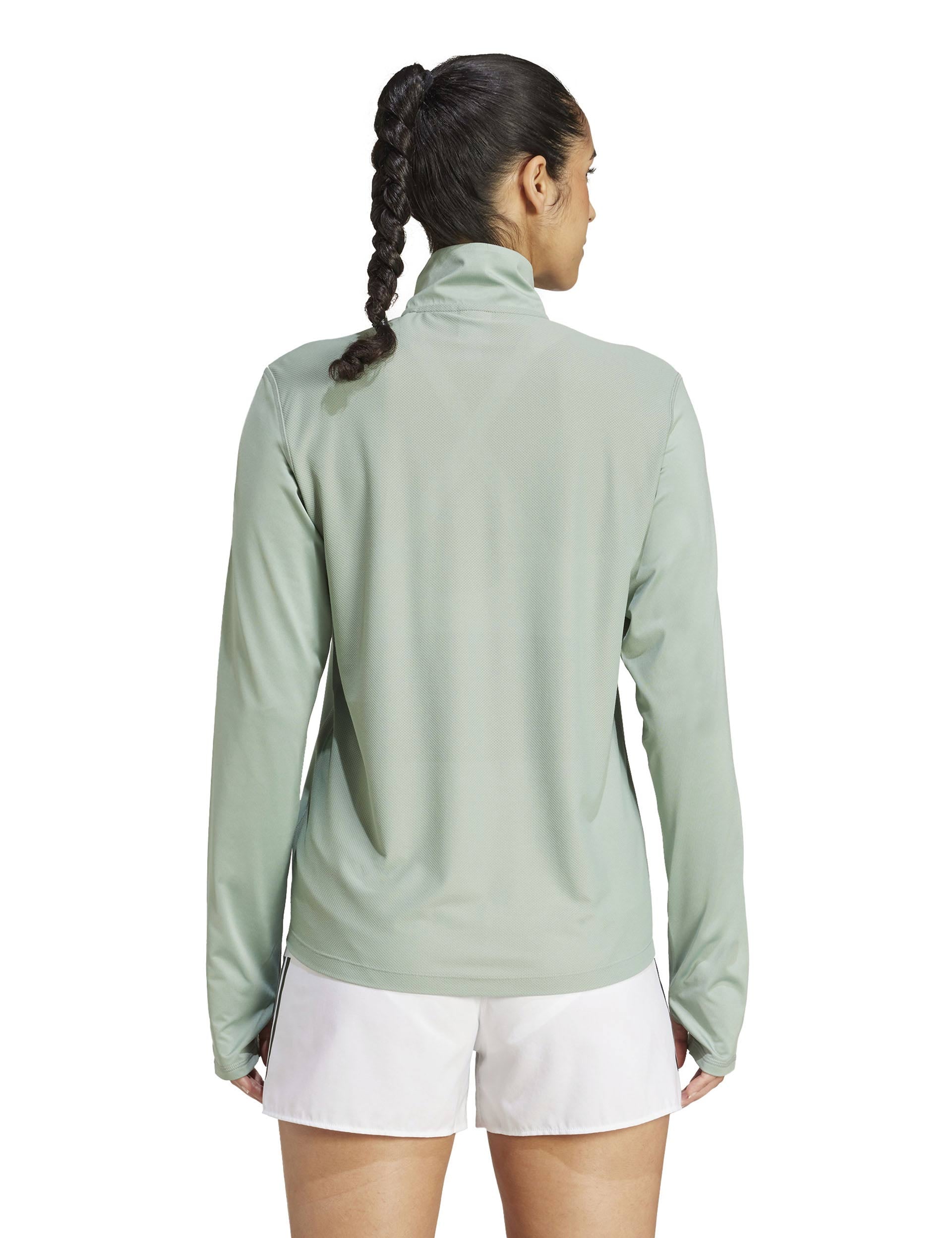 Own the Run Half Zip Jacket - Silver Green | Lightweight Running Jacket for Women & Men | Perfect for Jogging, Hiking & Outdoor Activities