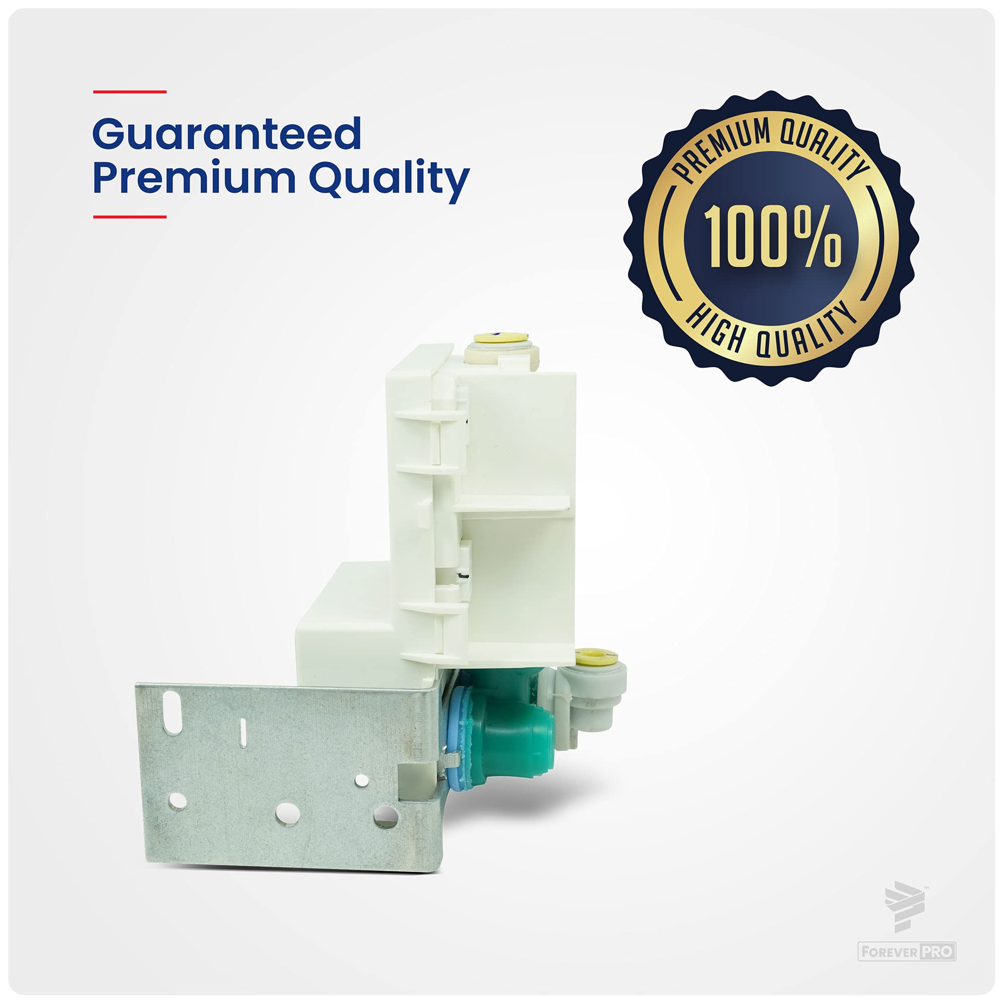 ForeverPRO W10217917 Replacement Valve for Whirlpool Ice Maker - Compatible with W10159841, 2313741, 1469050, AH2342262 Models - Perfect for Kitchen Refrigerator Repair & Maintenance