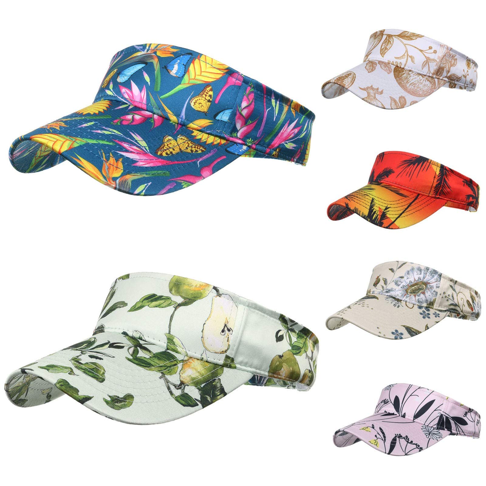 Adjustable Sun Visor Hat for Women & Men - Lightweight Quick-Dry Sports Cap for Golf, Tennis, Cycling, Running & Outdoor Activities | UV Protection & Breathable Design