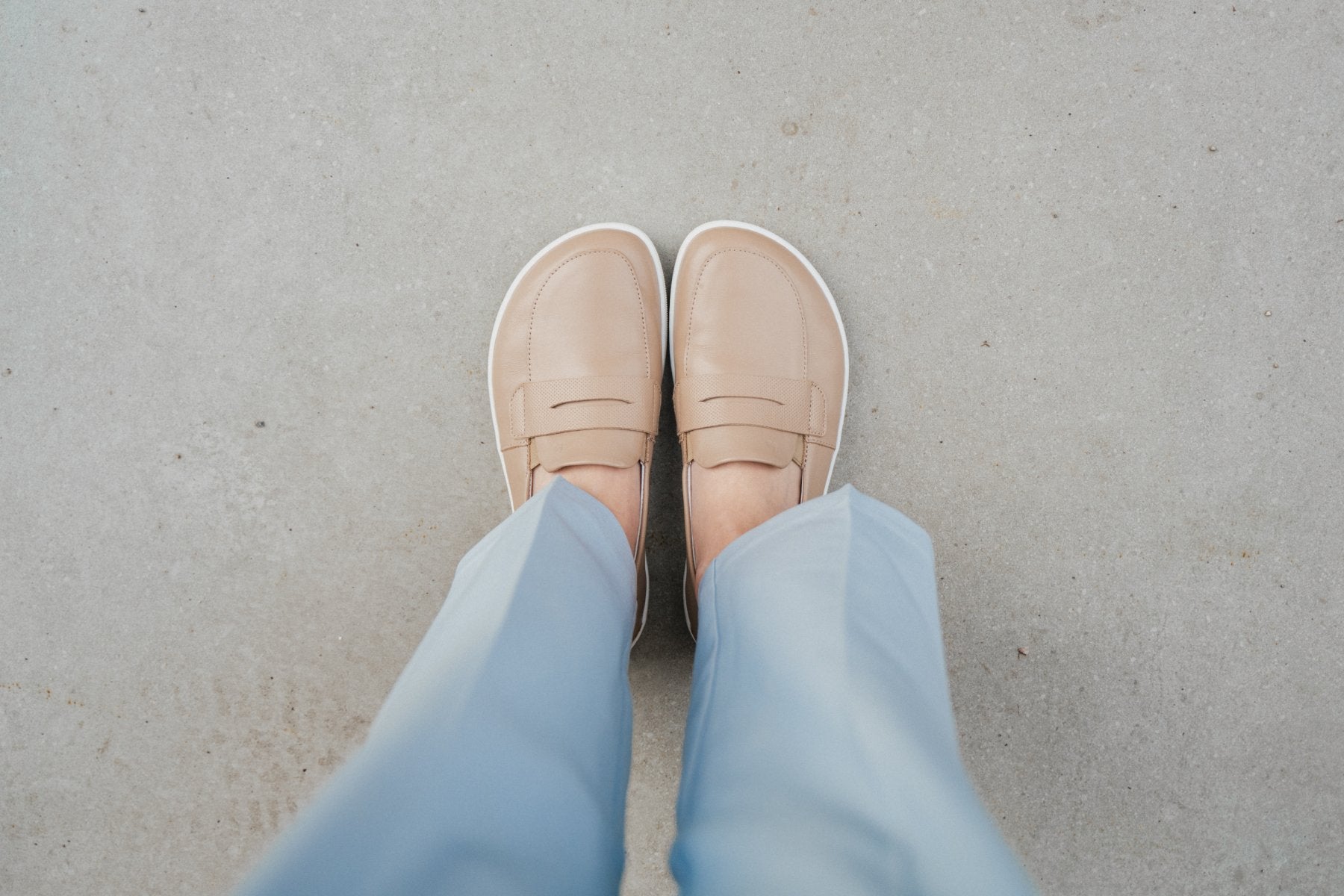 Barefoot Moccasins for Men & Women - Be Lenka Buena Latte Brown Comfortable Minimalist Shoes | Perfect for Yoga, Walking & Indoor Activities