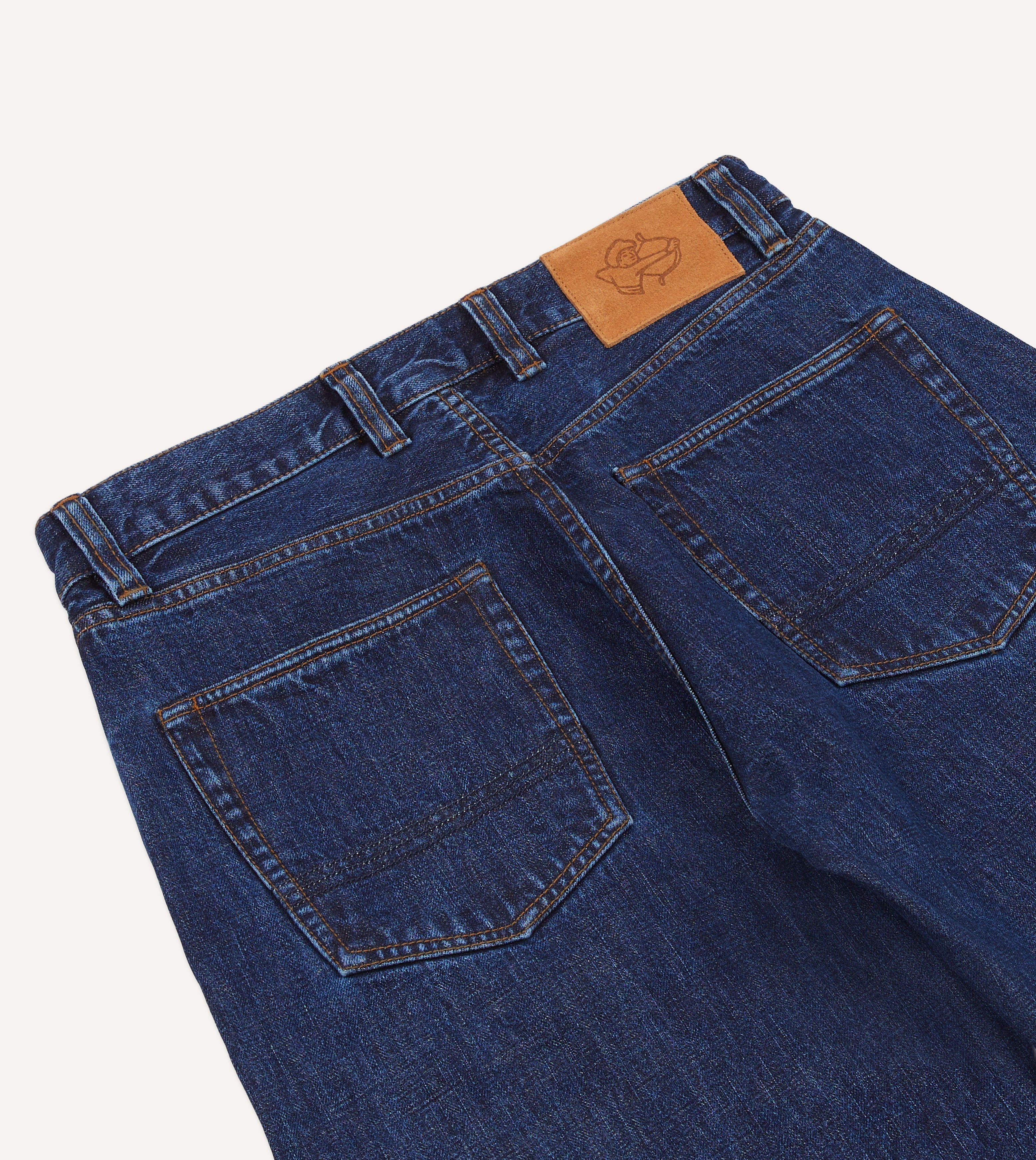 Premium 14.2oz Japanese Selvedge Denim Jeans - Stone Wash Five Pocket Slim Fit for Men | Vintage Style Raw Denim Pants for Casual Wear & Street Fashion