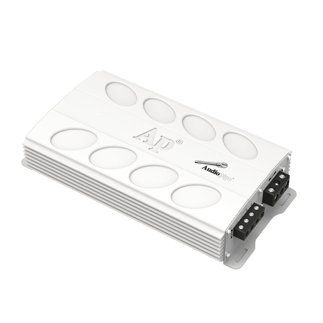APMRE 4095 Mini 2 Channel MOSFET Marine Amplifier - Compact Power for Boats, Watercraft & Marine Audio Systems