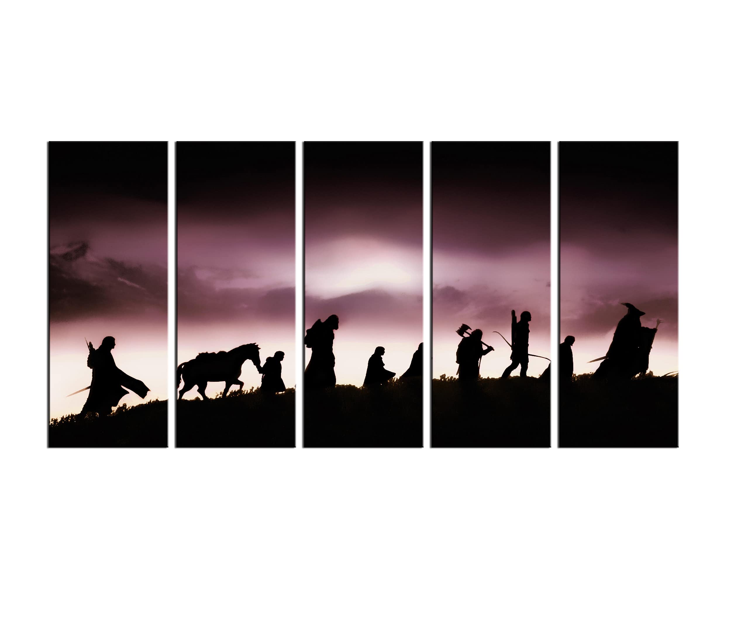 The Lord of The Rings Canvas Print - Large Framed Wall Art for Home & Office Decor - Perfect Gift for Fantasy Fans & Movie Lovers (1051) - Great for Living Rooms, Bedrooms & Game Rooms