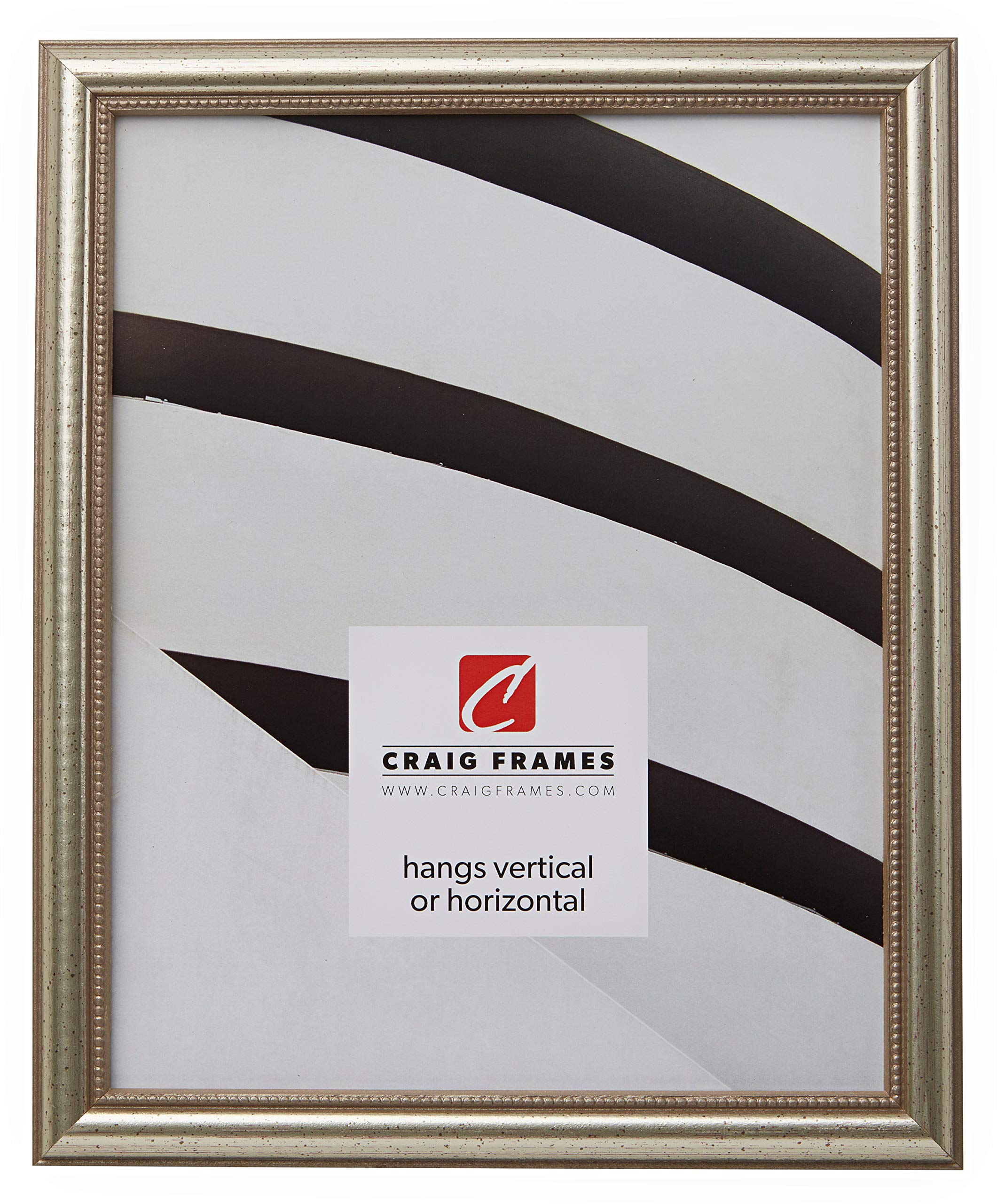 Craig Frames 81405100 - Elegant Ornate Silver Picture Frame 12x16 Inch - Perfect for Wedding Photos, Family Portraits & Wall Decor