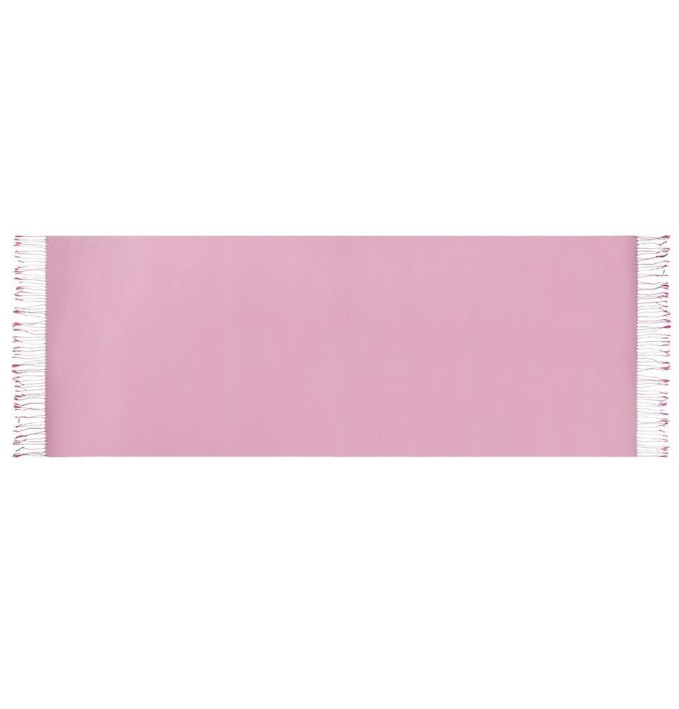 Aker Double Sided Silk Shawl #397 - Pink & Gray Scarf for Women - Elegant Wrap for Parties, Weddings & Special Occasions