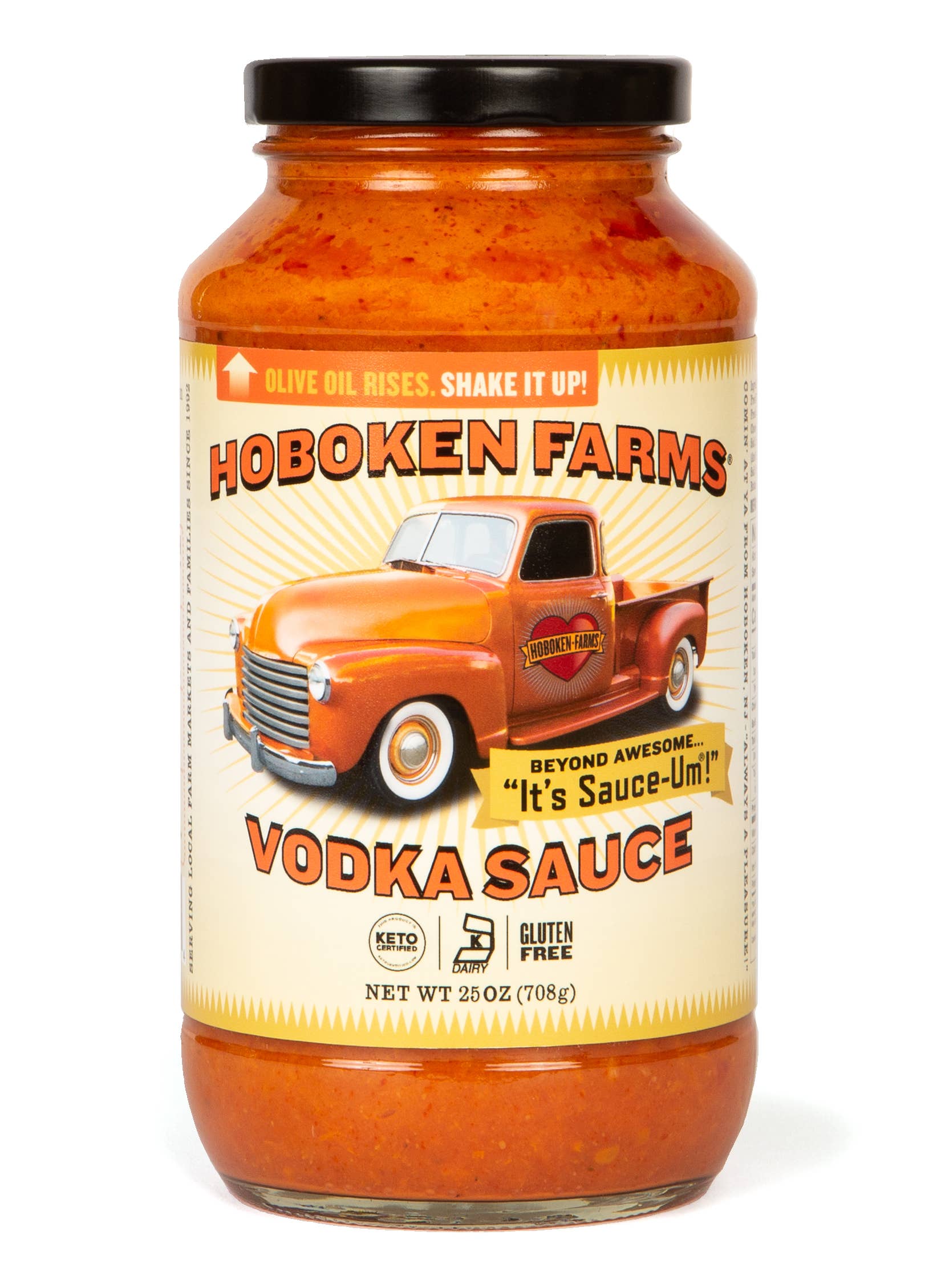 Hoboken Farms Vodka Sauce - Premium Italian Pasta Sauce for Pasta, Pizza & Cooking - Authentic Flavor, Gluten-Free, Non-GMO (Perfect for Family Dinners, Date Nights & Italian Cuisine)