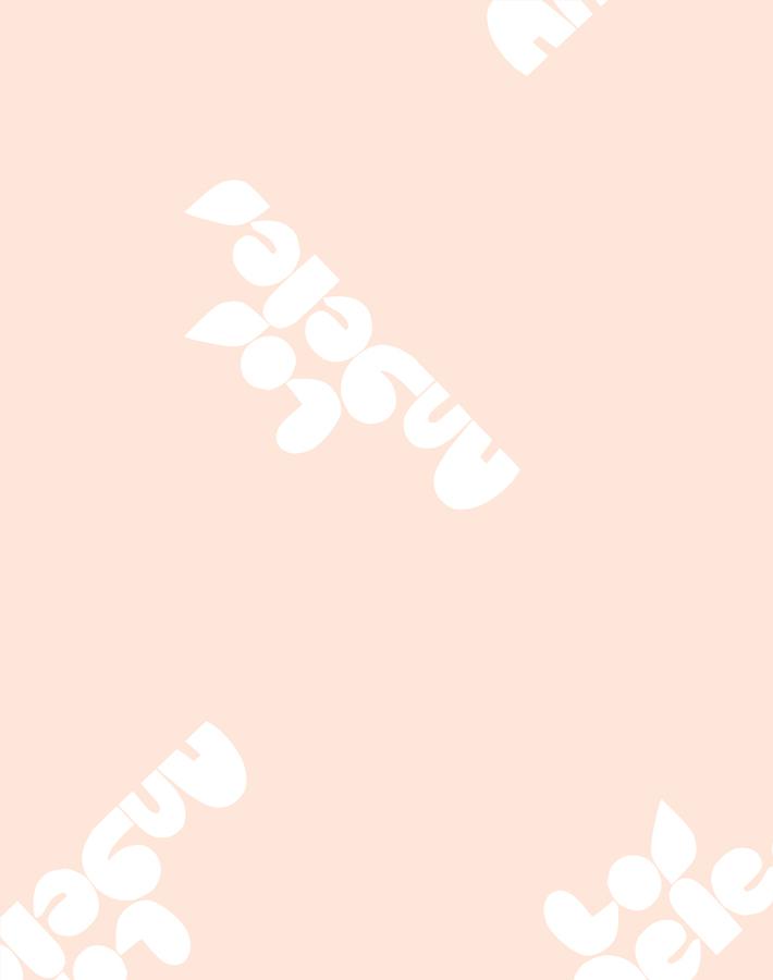 Clare V. Blush Wallpaper - Premium Peel & Stick Removable Wallpaper for Home Decor, Bedroom, Living Room, Office | Los Angeles Inspired Design