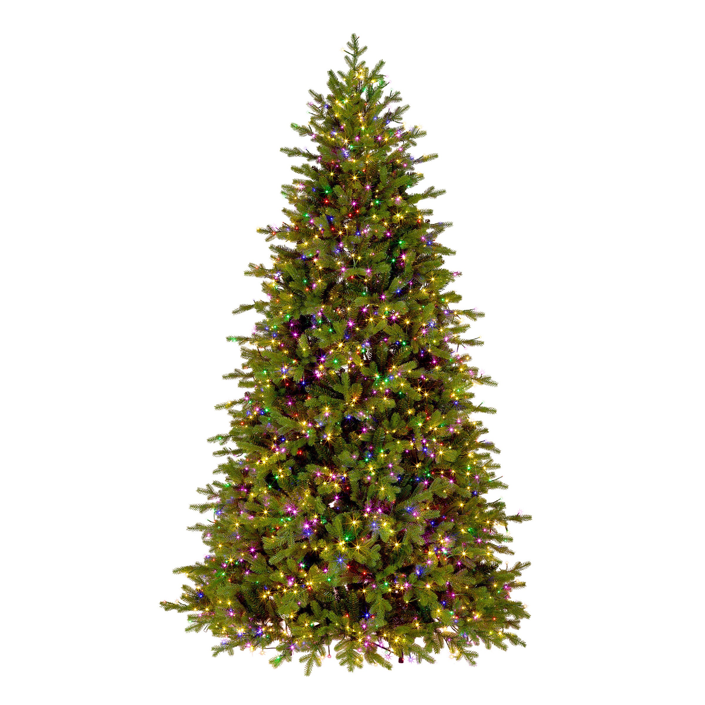 7.5 ft Pre-Lit Artificial Christmas Tree - Fraser Fir with Energy-Efficient LED Lights for Holiday Home Decor | Perfect for Living Room, Office & Party Decoration